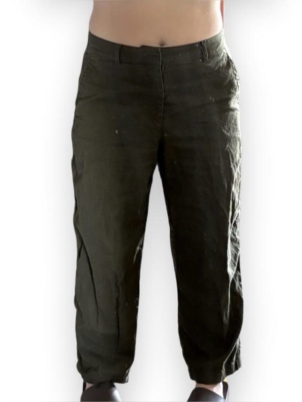 Uniqlo Linen Ankle Pants